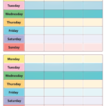 10 Best 2 Week Printable Calendar Weekly With Time Printablee