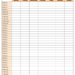 10 Best 24 Hour Calendar Printable Study Planner Printable Study