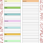 10 Best Free Printable Meal Planner Calorie Charts Printablee