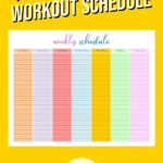 10 Best Free Printable Weekly Workout Schedule Printablee