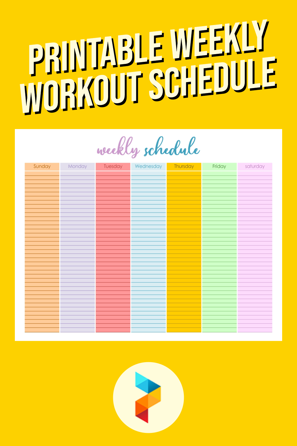 10 Best Free Printable Weekly Workout Schedule Printablee