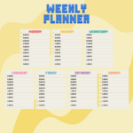 10 Best Printable Blank Weekly Time Slots Printablee