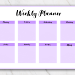 12 Free Printable Weekly Planner PDF Templates 2018