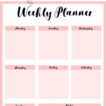 12 Free Printable Weekly Planner PDF Templates 2018 Weekly Planner