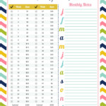 13 Best Printable 52 Week Saving Chart Printablee