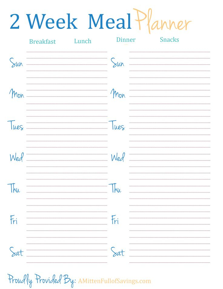 2 Wk Meal Planner jpg 2 550 3 300 Pixels