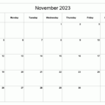 2023 Calendar November Crownflourmills