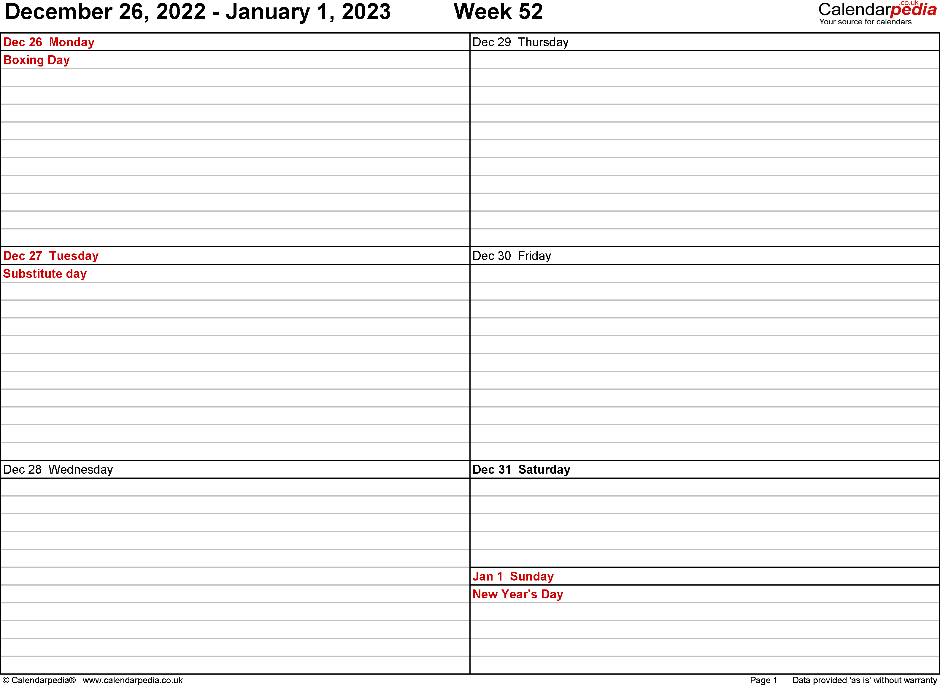 2023 Daily Planner Calendar Template Free Printable Templates