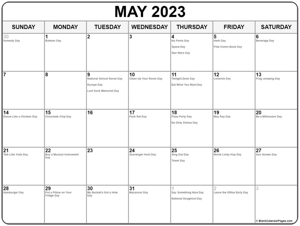 2023 Holidays In May Get Calendar 2024 Update