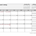 2023 Singapore Calendar For Vacation Tracking Free Printable Templates