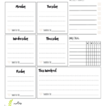 2023 Weekly Planner Template Fillable Printable PDF Forms Handypdf