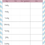 45 Printable Weekly Meal Planner Templates KittyBabyLove