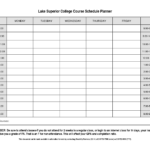 5 Best College Class Schedule Printable Printablee