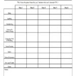 5 Best Images Of Homeschool Weekly Planner Printable Printable Weekly