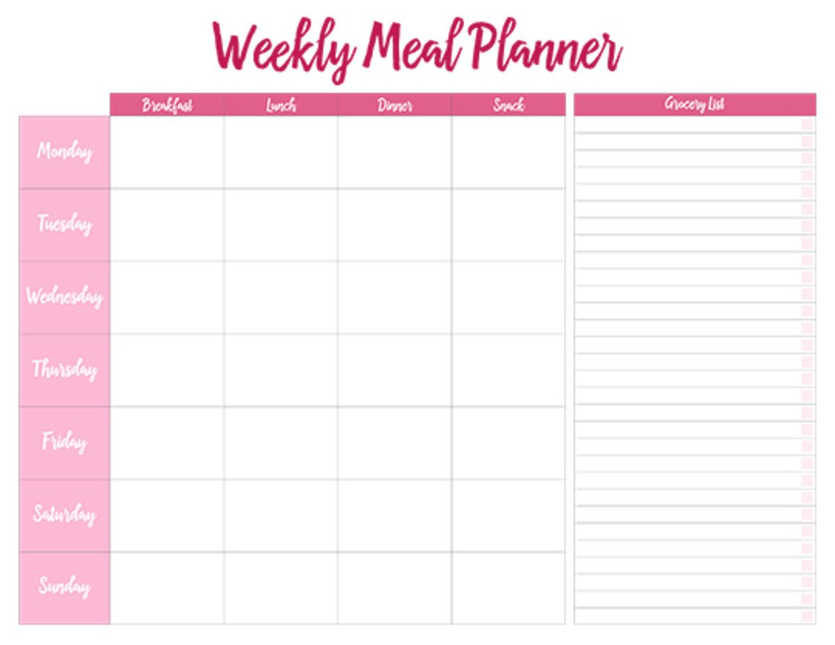 6 Smart Kitchen Organization Tips From The Pros Weekly Meal Planner 