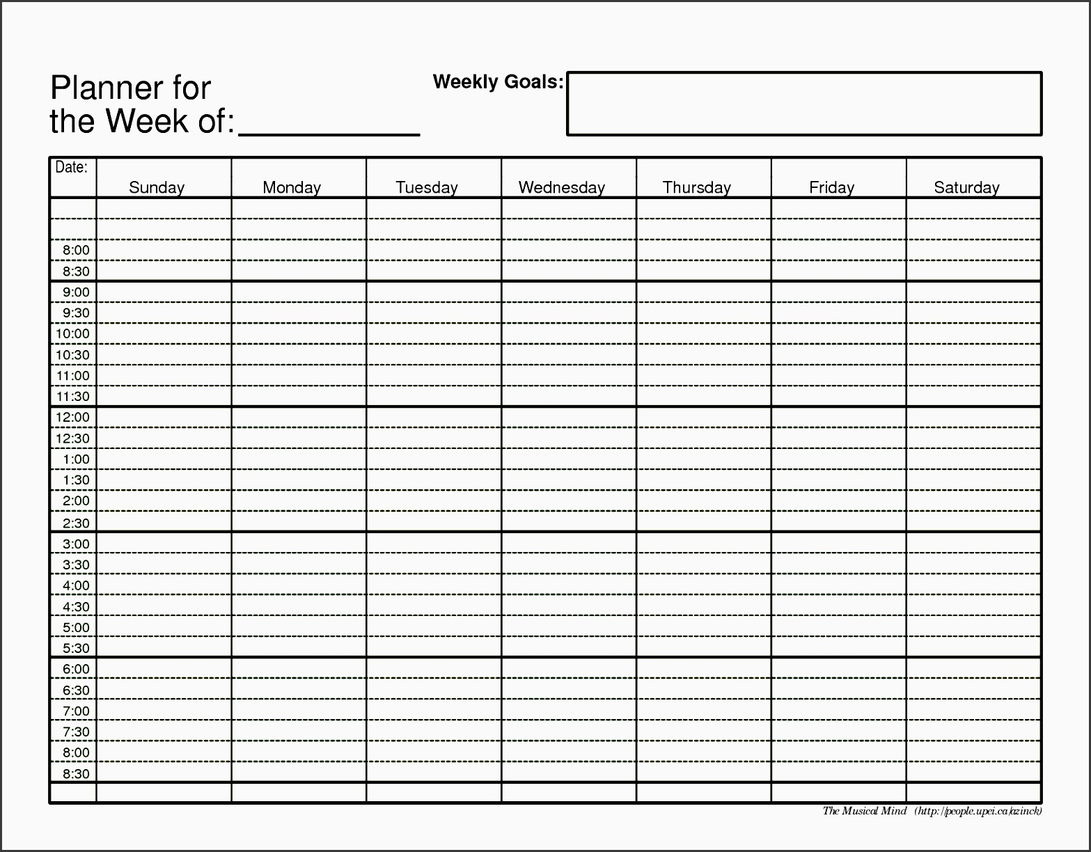 7 Employee Weekly Time Planner SampleTemplatess SampleTemplatess