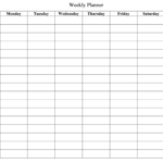 7 Free Weekly Planner Templates Schedule Planning Word Excel