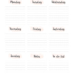 9 Best Weekly Planner Printable Printableecom 9 Best Weekly Planner