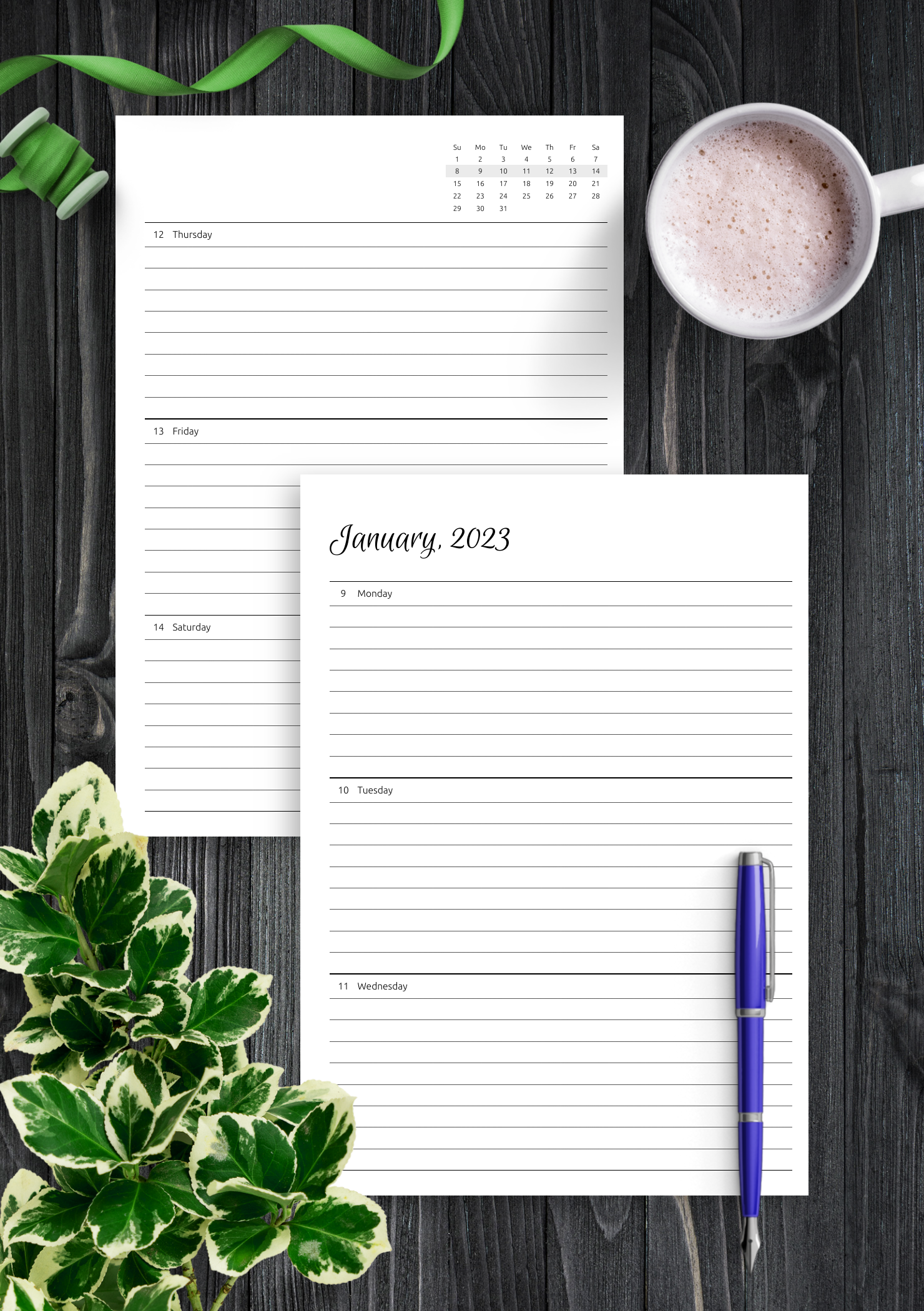 9 Best Weekly Planner Printable Printableecom 9 Best Weekly Planner 