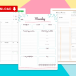 9 Best Weekly Planner Printable Printableecom Calendar Week To View