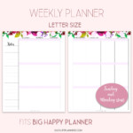 9 Best Weekly Planner Printable Printableecom Free Printable Weekly