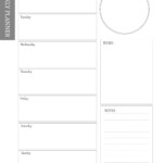 9 Best Weekly Planner Printable Printableecom Printable Weekly