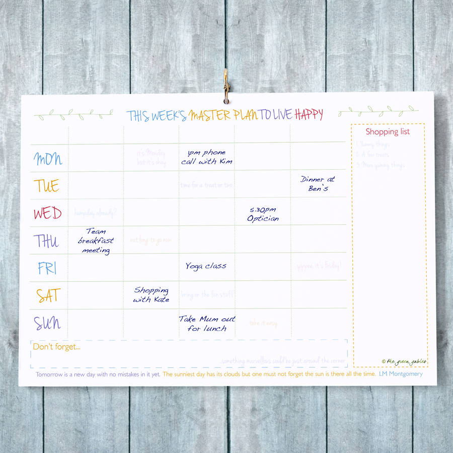 9 Best Weekly Planner Printable Printableecom Weekly Calendar With Hours