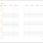 A Variety Of Weekly Planner Printables For Your Planners