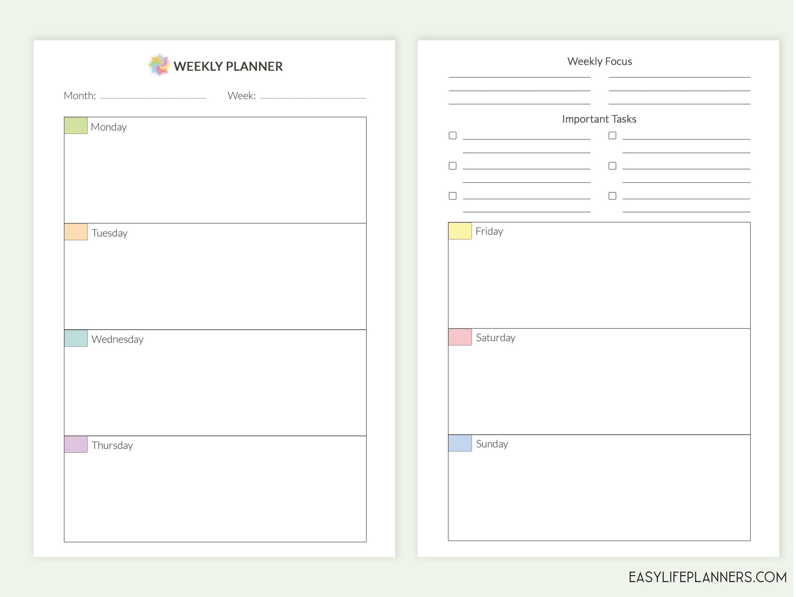 A5 Planner Template Free Nisma Info