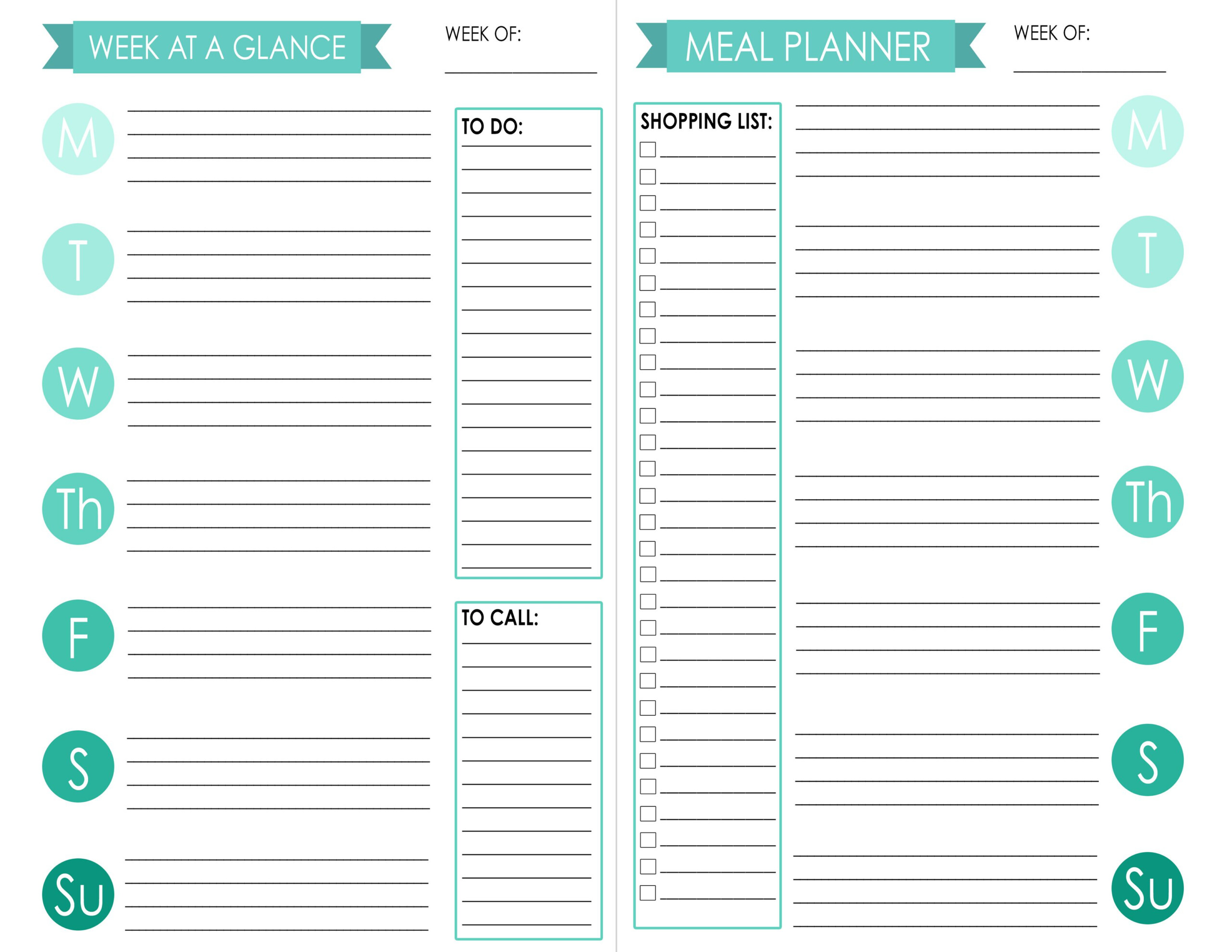 Arc Planner Printable Planner Planner