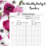 Bi Weekly Bill Tracker Navy Docs