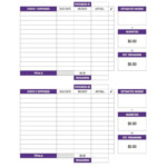 Bi Weekly Personal Budget Template Excel Excel Templates