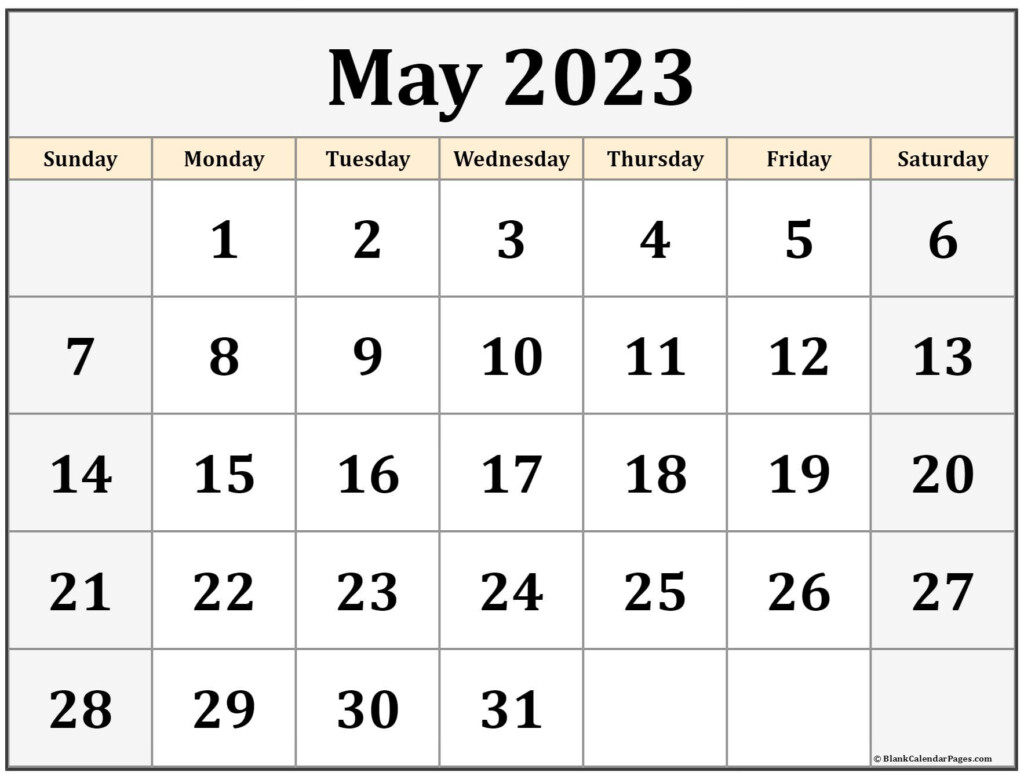 Blank Calendar Template May 2024 Blank Calendar Printable 2024