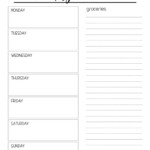 Blank Meal Plan Template Best Sample Template