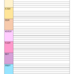 Blank Weekly Calendar Editable PDF Word Or Image