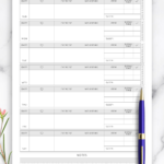 Blank Weekly Exercise Planner Tutorial Pics