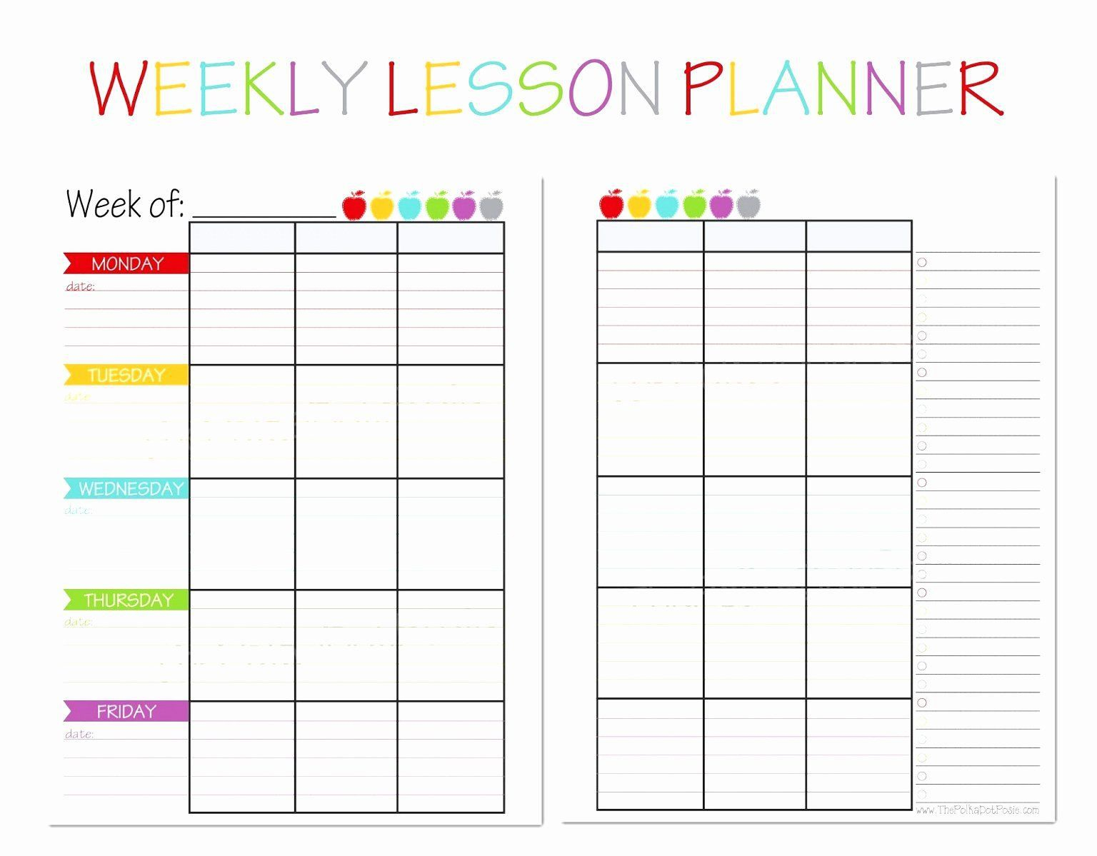 Blank Weekly Lesson Plan Templates At Tour Our At Home School Area My 