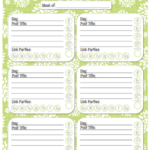 Blog Planner Basic 11 Downloadable Pages Organizing Homelife