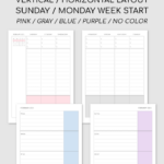 BobbiPrintables Planner Printables Free Weekly Planner Free Weekly