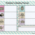 Buy Pusheen Weekly Planner At Mighty Ape Australia