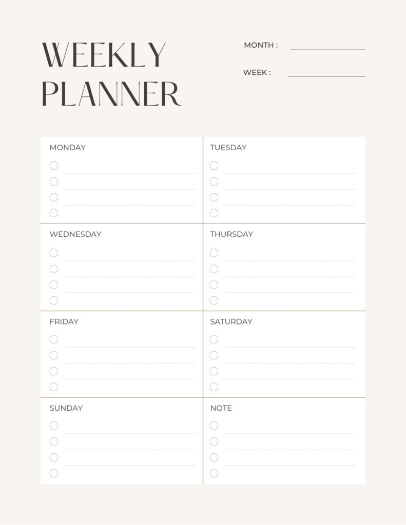 Calendars Planners Weekly Planner Digital Download Paper Awaji 