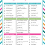 Cleaning Binder Weekly Cleaning Checklist Sarah Titus