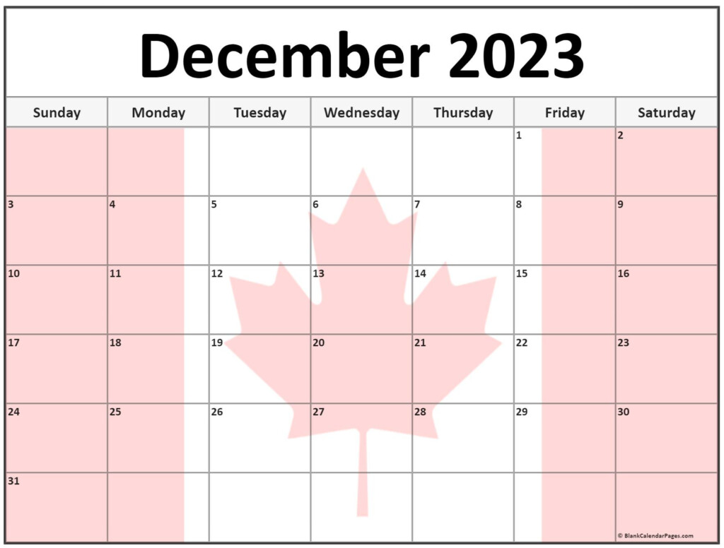 Collection Of December 2024 Photo Calendars With Image Filters 