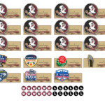 College Football Planner Stickers Florida State Auburn Etsy Planner