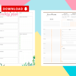 Customizable 7 Day Printable Weekly Schedule Template Crownflourmills