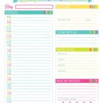 Cute Planner Pages Google Search Itinerary Template Travel