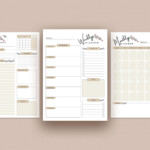 Daily Planner Weekly Planner Monthly Planner Everyday Planner Instant