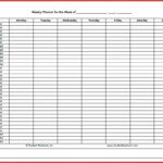 Daily Schedule In 15 Minute Increments Ten Free Printable Calendar