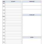 Daily Schedule Printable Pdf Crownflourmills