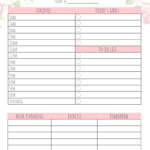 Daily System Free Printable To Do List To Help You Get Organized 441